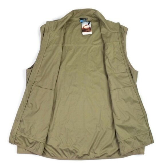 Willit Khaki Lightweight Soft-Shell Sleeveless Zip Front Vest Mens Size XXL NWT - Picture 11 of 14